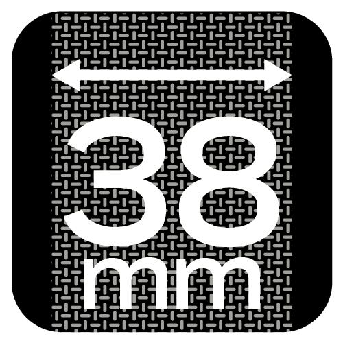 Pas mocujący z grzechotką 38 mm x 6 m, wytrzymujący 2000 kg PES