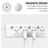Household No-hole Magnetic Hook Wall-mounted Magnet Remote Control Invisible Bracket Refrigerator Stickers Storage Hooks