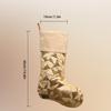 Christmas Decoration Hanging Sock Soft Fabric Christmas Stocking Holiday Party Gifts Bag Decoration For Mantels Display