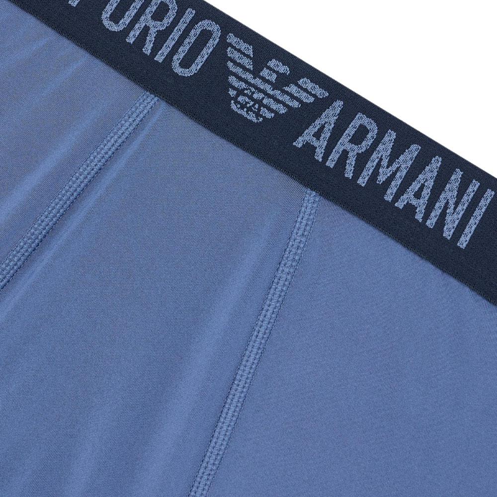 Emporio Armani Stretch Fit Logo Jacquard Boxer Briefs Men underwear Indigo EM000363-AF10775-UB068