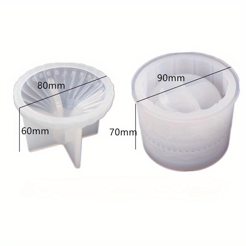 

Сделай сам шкатулка для хранения кристаллов из смолы, косметический стаканчик, шкатулка для украшений, зеркало, силиконовая форма 1Set