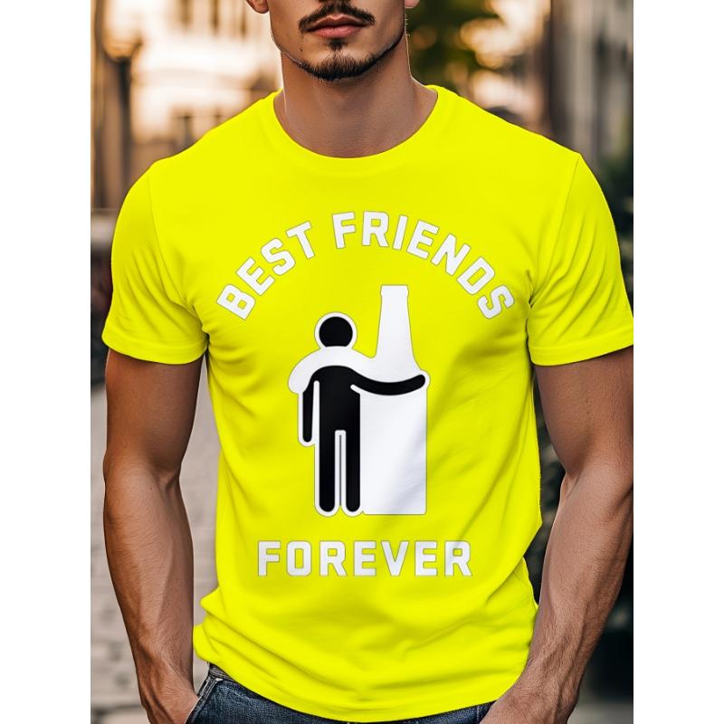 Cross-border Street-style Men's Short-sleeve Personalized Color Pattern Printed Summer Short-sleeve T-shirt