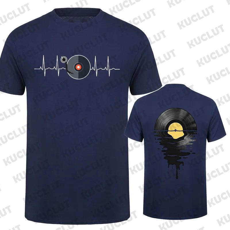 Music Lover Tee Shirts for Men Women DJ Music Gifts Clothing Phonograph Record Print Funny Tshirt T-Shirt Tee Shirt for Men