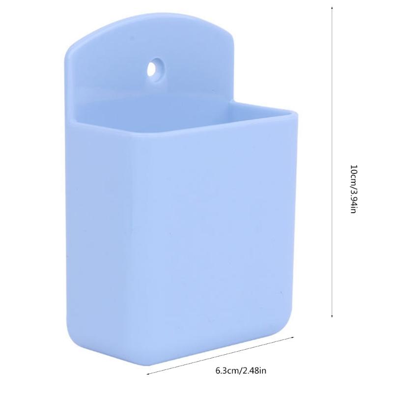 Self-Adhesive Wall Mount Remote Control Holder Multifunctional Pencil Organiser Holder Makeup Brushes Holder for Wall