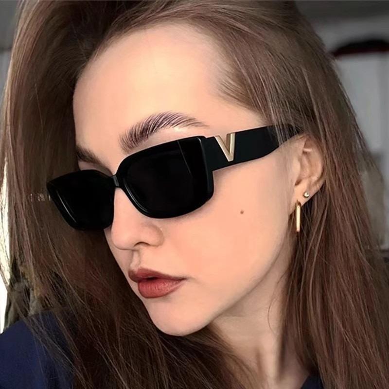 Vintage Ladies' Sunglasses Rectangle Travel Fashion Sun Glasses Female Winter Outdoor Skiing Glasses Cycling Sunglasses Women