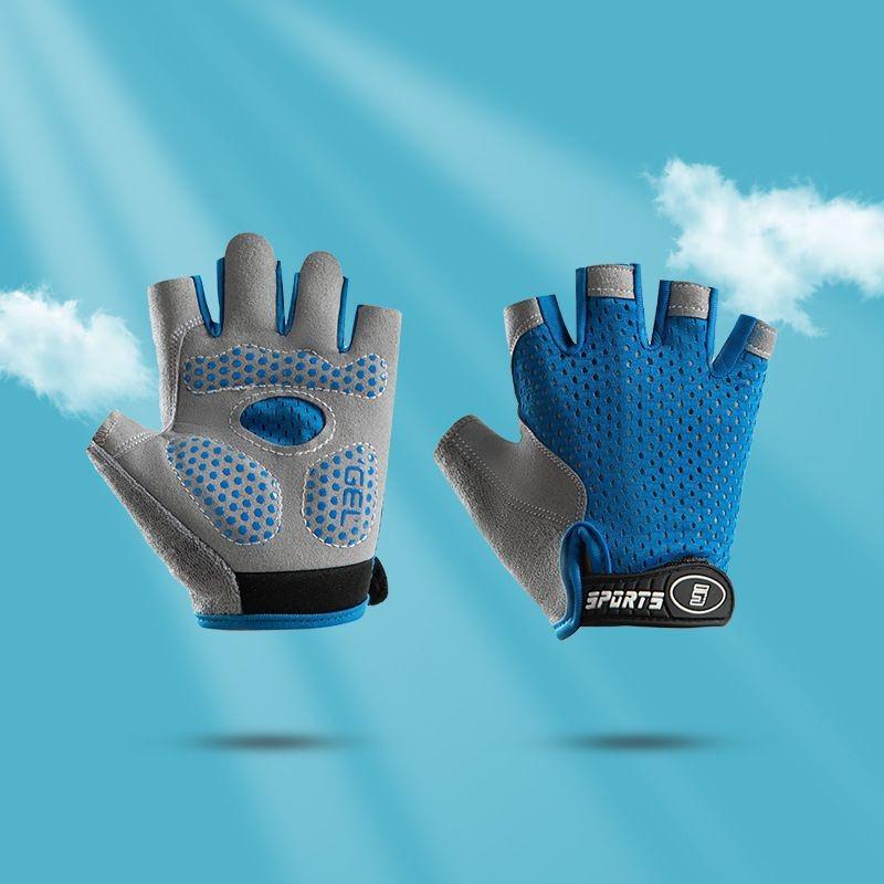 Kids' Non-Slip Half-Finger Gloves for Skating, Biking & Training