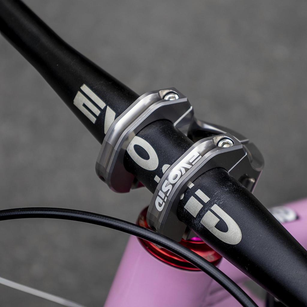 EVOSID Manubrio Riser in Alluminio Leggero Calibro 31.8 per Mountain Bike Modifica Off-Road