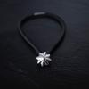 Josilver 10Mm Concho Hair Tie (Silver)