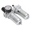  Filter Pressure Regulator 1/4 Inch Aluminum Alloy PC and Plastic Compressed  Filter