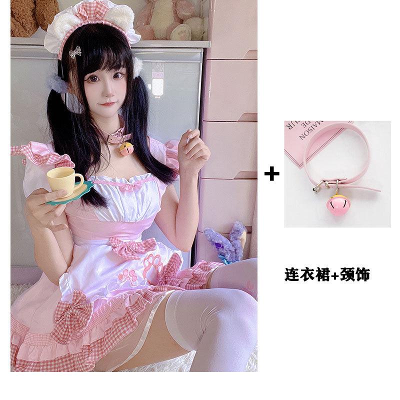 Japanese Maid Outfit Sweet Kitten Wild Maid Cosplay Cute Soft Girl Two-dimensional Jumpsuit