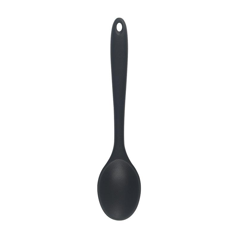 For Better Life 1Pc Soft Silicone Spoon Stirring  Long Handle Tableware Cooking Utensils Ladle Kitchen Accessories