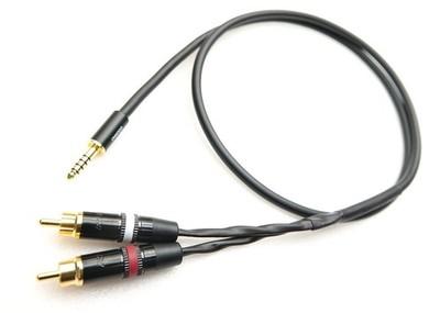 MOGAMI 2534 Y Cable (4.4mm 5-pole Male - RCA X 2) (3m)