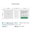 YiWeiLian WiFi Module Switch with Dual Control & Alexa Voice Commands, CE Certified