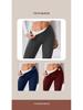 Women's High Waist Fleece Lined Lambswool Leggings for Autumn/Winter - Plus Size Yoga Pants