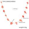 Retro French Natural Stone Necklace & Bracelet Set with Stainless Steel