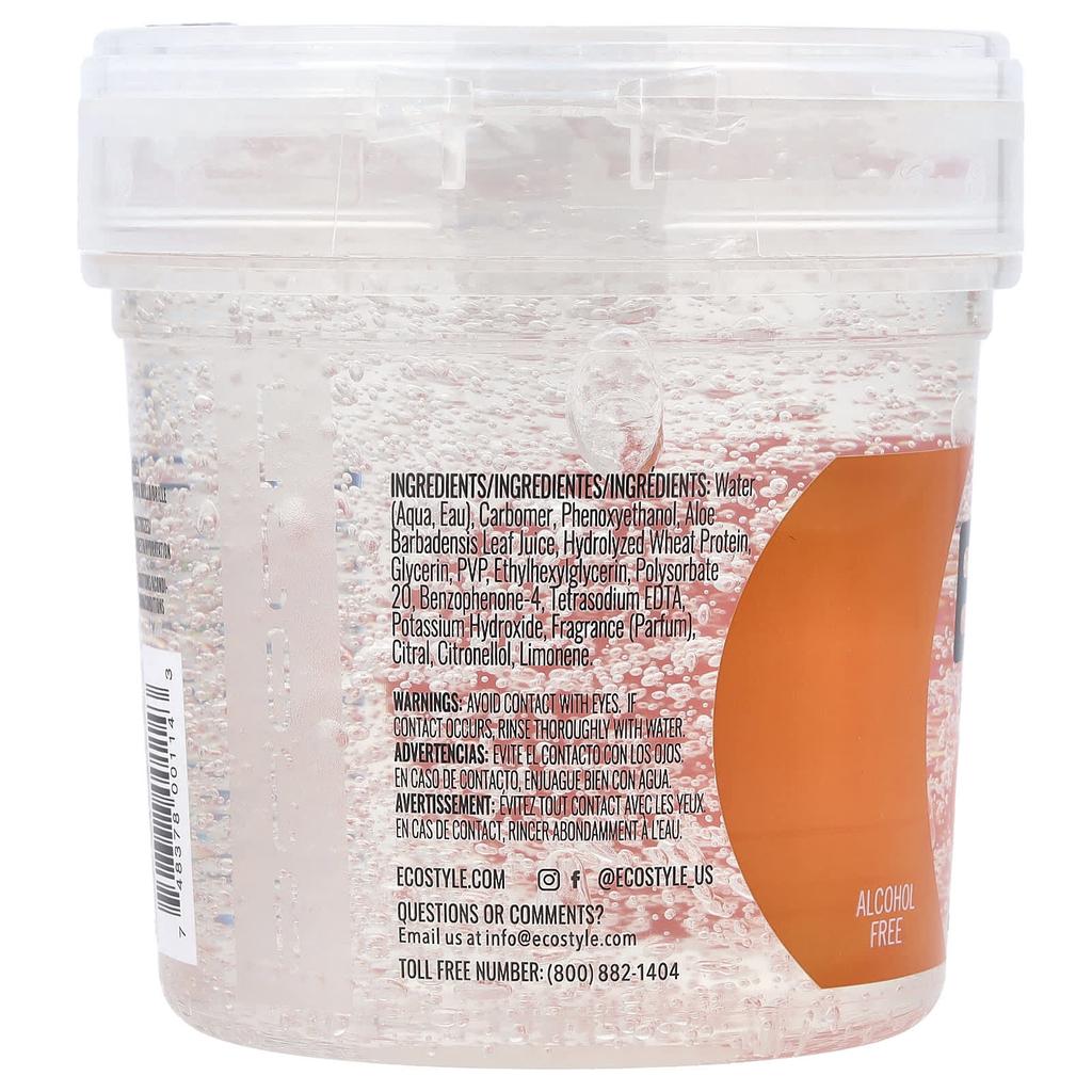 Eco Style, Styling Gel, Max Hold, For All Hair Types, Crystal, 454g (16oz)