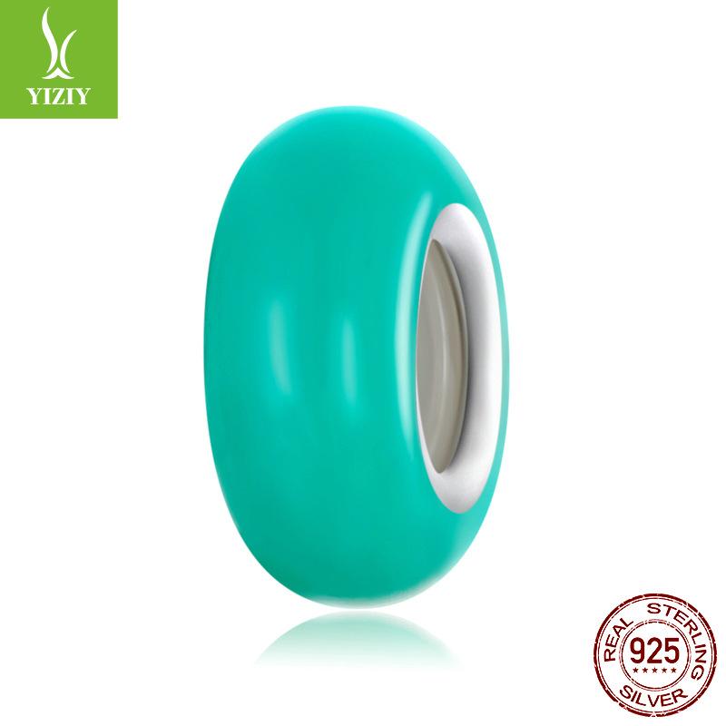 Mini 925 Silver Silicone Bracelet Positioning Beads Pendant Diy With Fun Bracelet Accessories