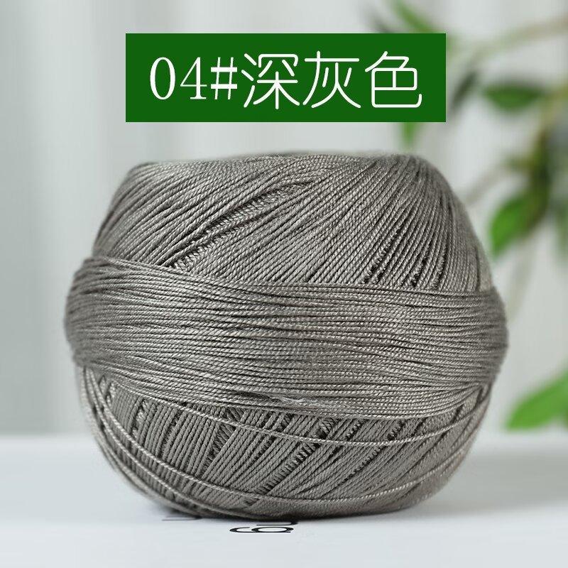 Retail Cotton Medium And Fine Crocheted Hand-Woven Thread Diy Material Package No. 7 Linen Thread Cotton Lace Thread