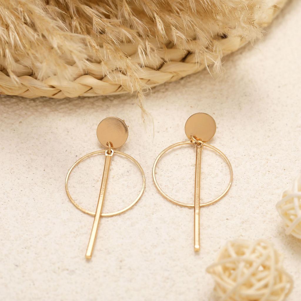 Strictly Selected Personalized Geometric Earrings, Fashionable Circle One-Shaped Stud Earrings