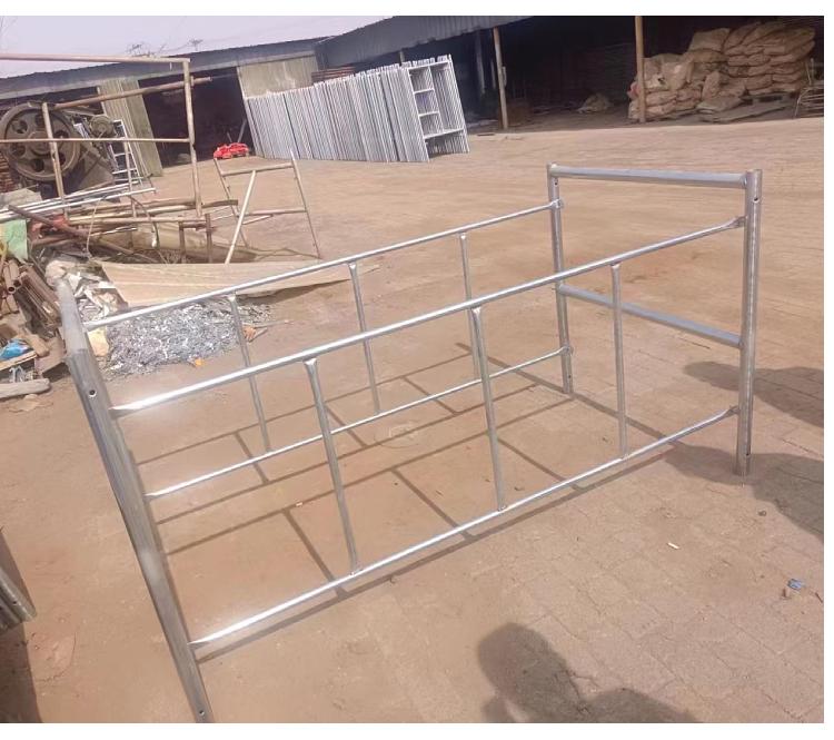 Diagonal Support Pole: Large Tripod Safety Leg for Mobile Scaffolding Stability.