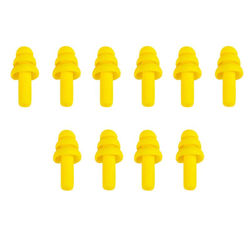 10/5/1Pairs Soft Silicone Earplugs Waterproof  Ear Plugs Reusable Sound Insulation Noise Reduction Sleeping Ear Plugs with Box