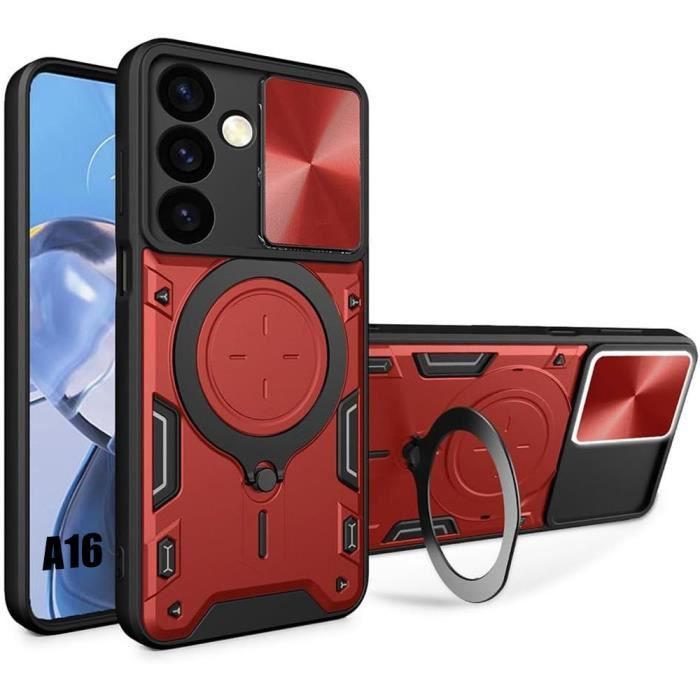 Case - BOOLING - for Samsung Galaxy A16 - Shockproof - Magnetic Support - Camera Protection