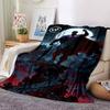 1pc Superman Moonlight Flannel Blanket Soft Warm Throw for Home, Office, Travel, All-Season Cozy Bedding GiftL1190