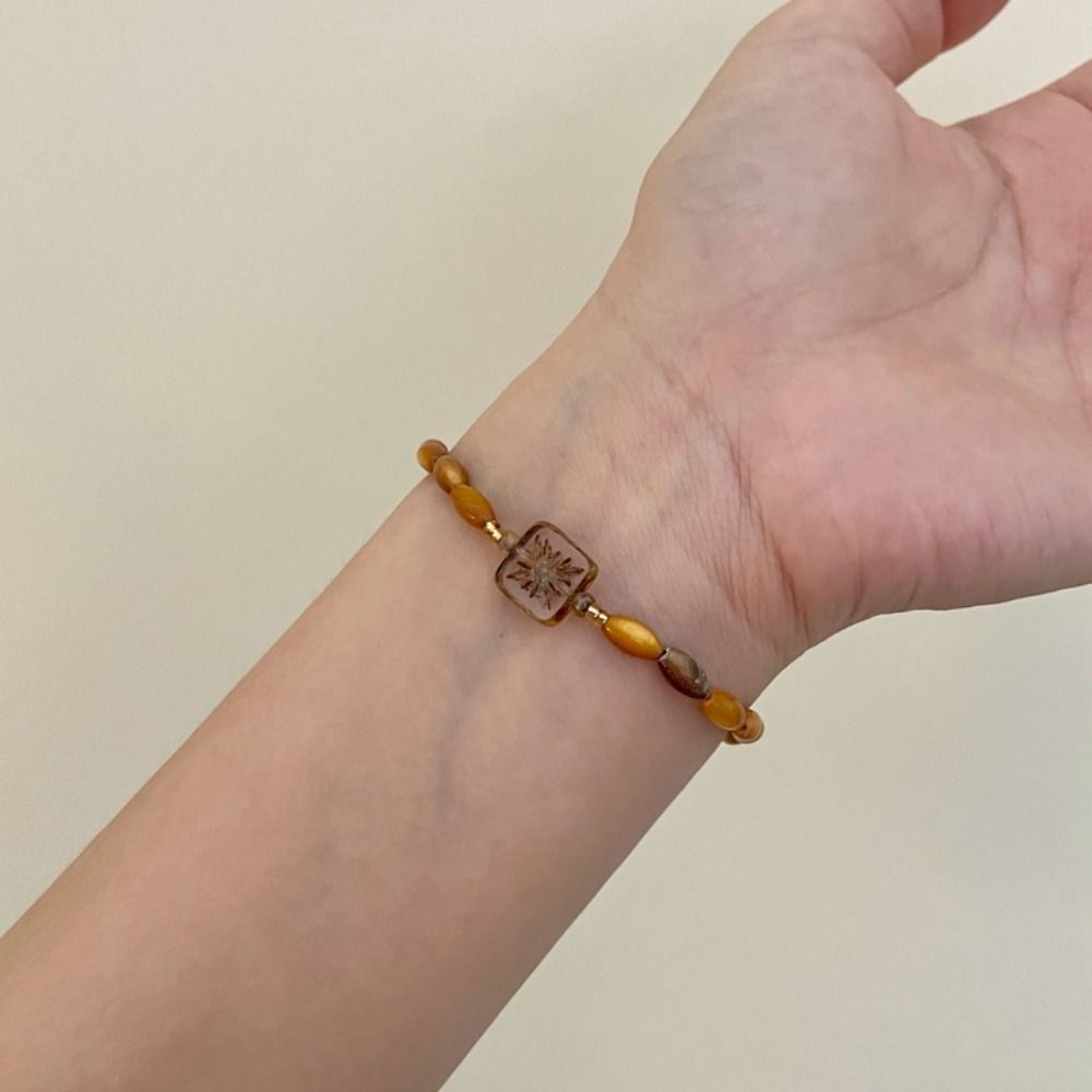 Jewelry Accessories Rice Bead Bracelet Exquisite Charm Bead Hand Ring  Women