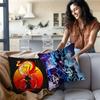 Anime Dragon Balls Z Goku Kawaii Kissenbezüge Cartoon Sofa Dekoratives Zuhause Doppelseitiger Druck Kurzer Plüsch Niedlicher Kissenbezug