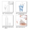 1pc 150ML(5.2oz) Foam Bottle Mousse Soap Foaming Pump Bottle Plastic White Empty Refillable