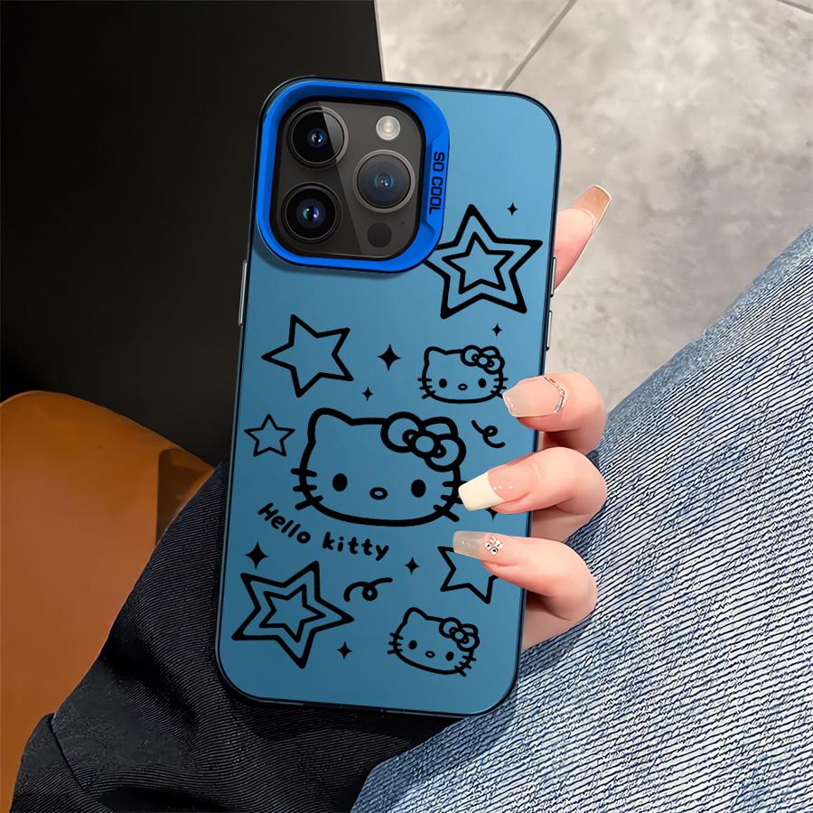 

Cartoon Hello Kitty Case for iPhone 17 Pro Max 11 12 Pro Air 14 Plus 15 16 13 Phone Cover iPhone 11