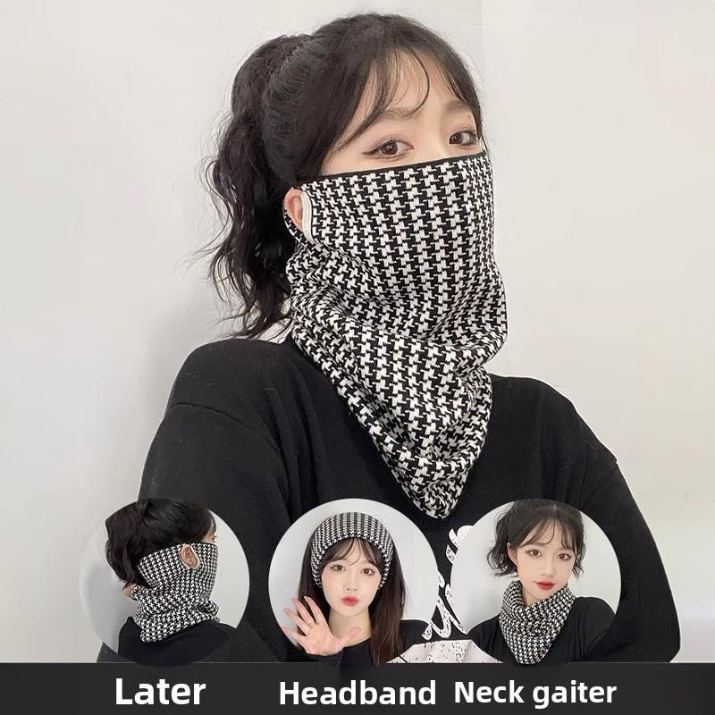 Men's and Women's Autumn&Winter Cycling Neck Warmer Ear-Covering Windproof Versatile Warm Face Mask