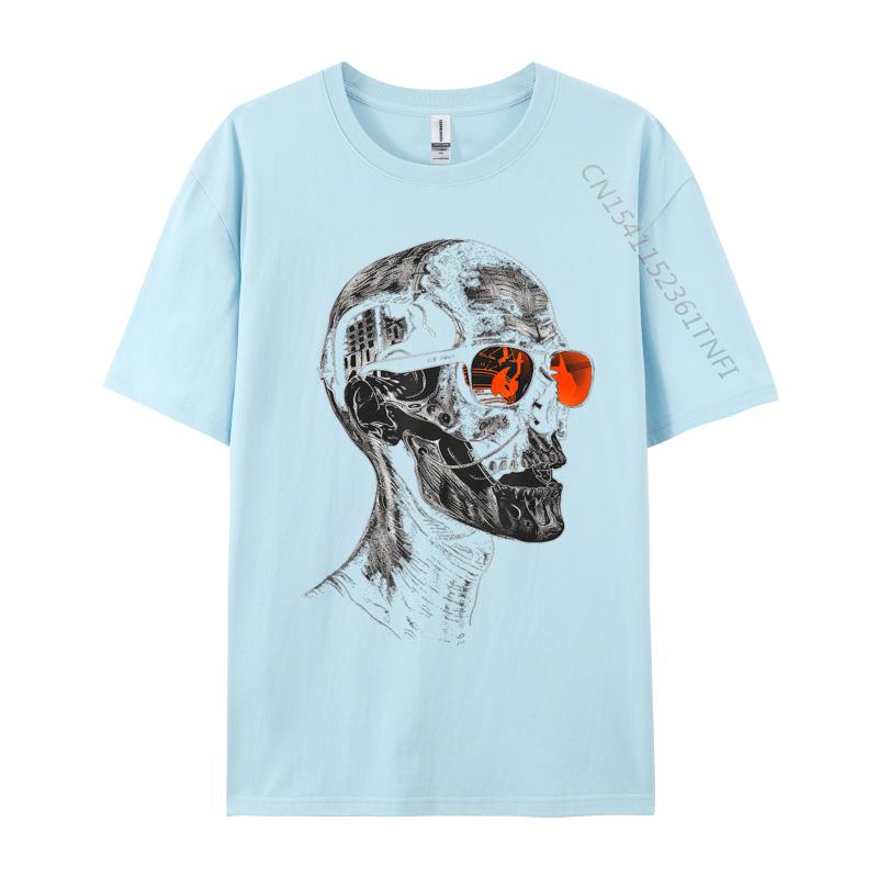 Unisex Clothes Zombie Costume Halloween Sunglasses Art Zombie Tshirt Tee Tops Cotton Oversized T Shirt Cool TShirt