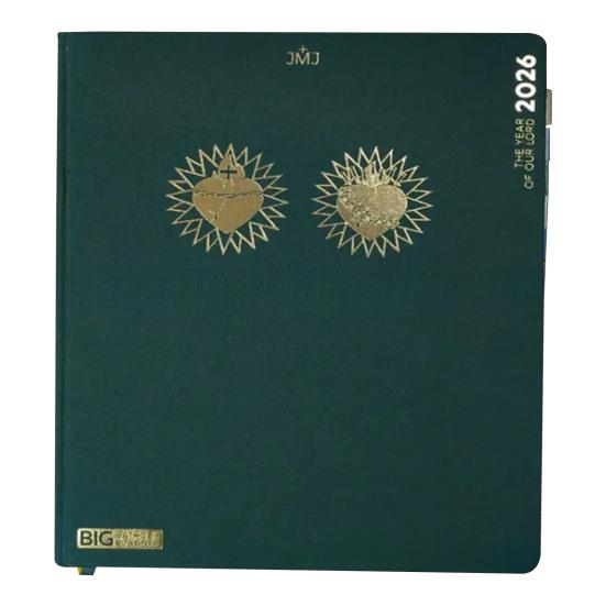 

2026 Large Hardcover Planner with Spacious Writing Space Weekly Vertical Layout Planner Book for Efficient Time Management And Goal Planning Organizer A