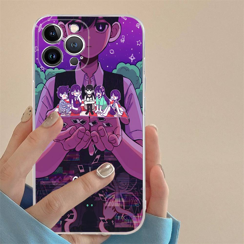 Game Omori For IPhone 17 16 15 14 13 12 11 Pro Max Plus Mini Funda For Transparent Cover