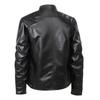New men's PU leather jacket stand-up collar locomotive jacket slim casual jacket spring and autumn fashion leather jacket men