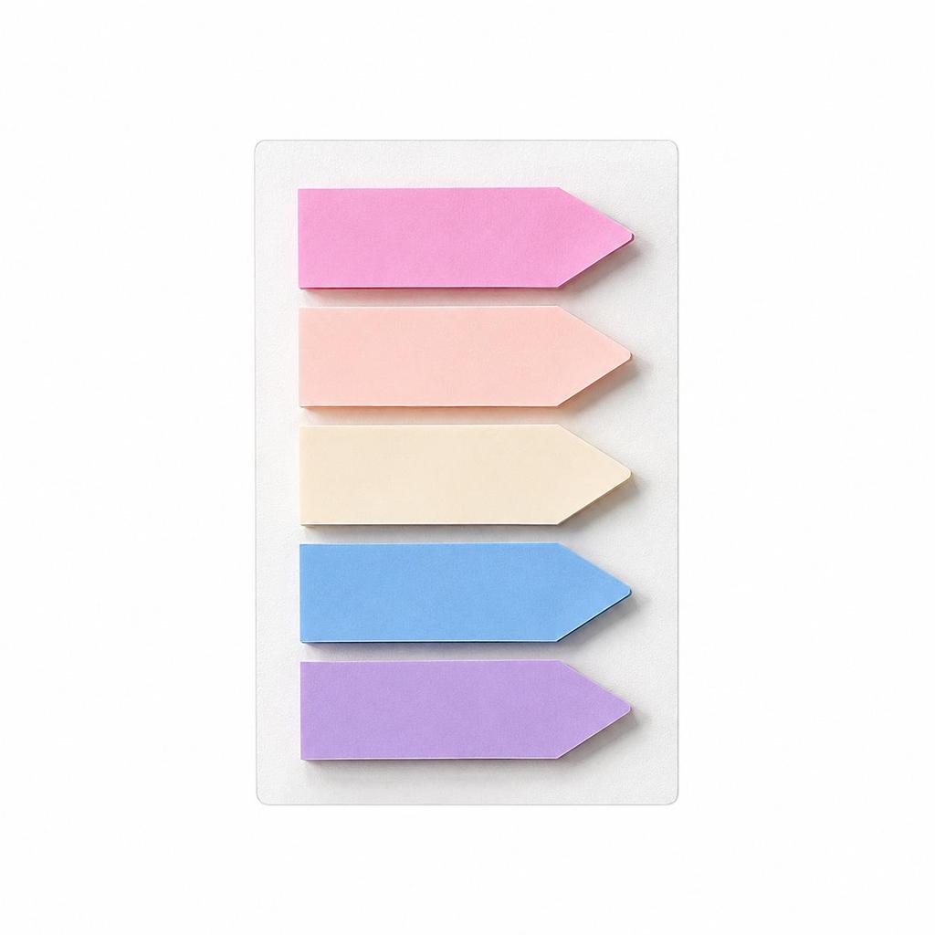 Waterproof Writable Sticky Note Labels - Portable Index & Memo Stickers