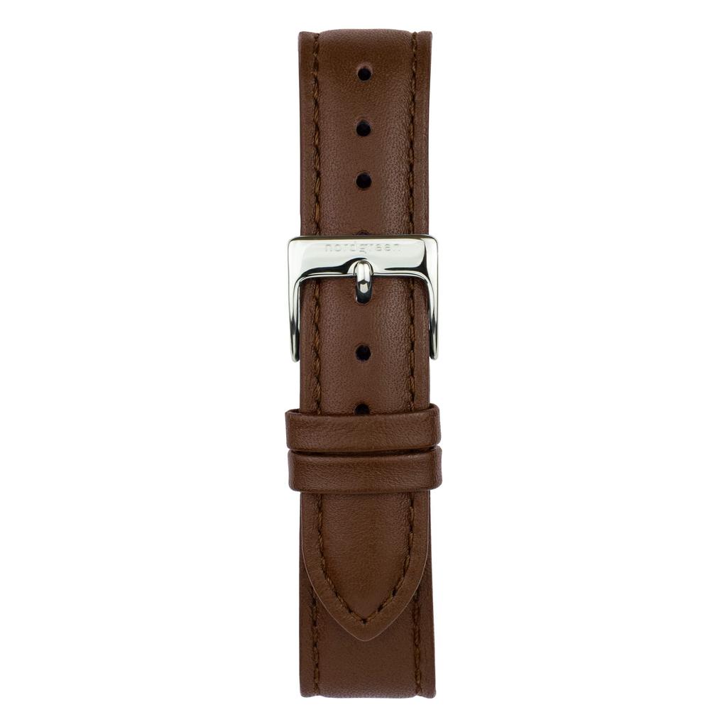 NORDGREEN Pioneer Scandinavian Design Watch Sunray Brown Brown Leather 42mm