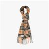 Burberry 8089369 B9368 Check Cashmere Fringe Muffler
