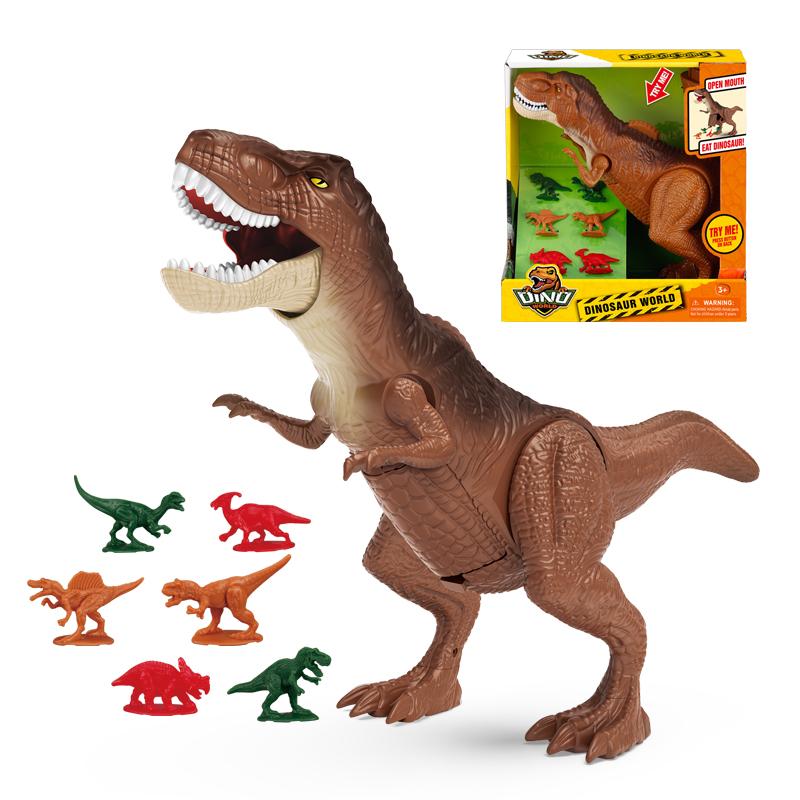 Yiran Toy 1 Boys Jurassic World Dinosaur Animals Figure Action Figure Tyrannosaurus Rex Hunting Game Children Kid Plaything Birthday Gift