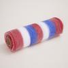Decorative Polypropylene Mesh Ribbon Roll with Foil Stripe for DIY Crafting For Wreaths Swags Bows and Various Decorative Uses