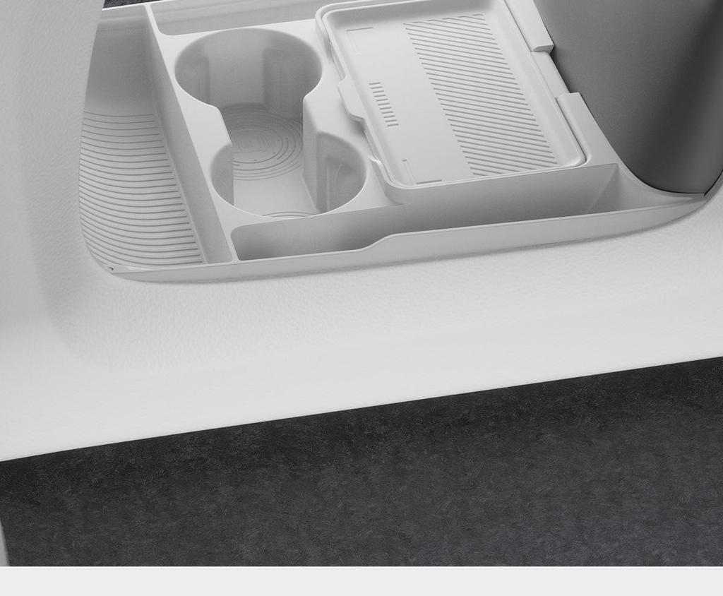 IM LS8 Lower Center Console Storage Box with Anti-Slip Silicone Pad for 26 Car Models