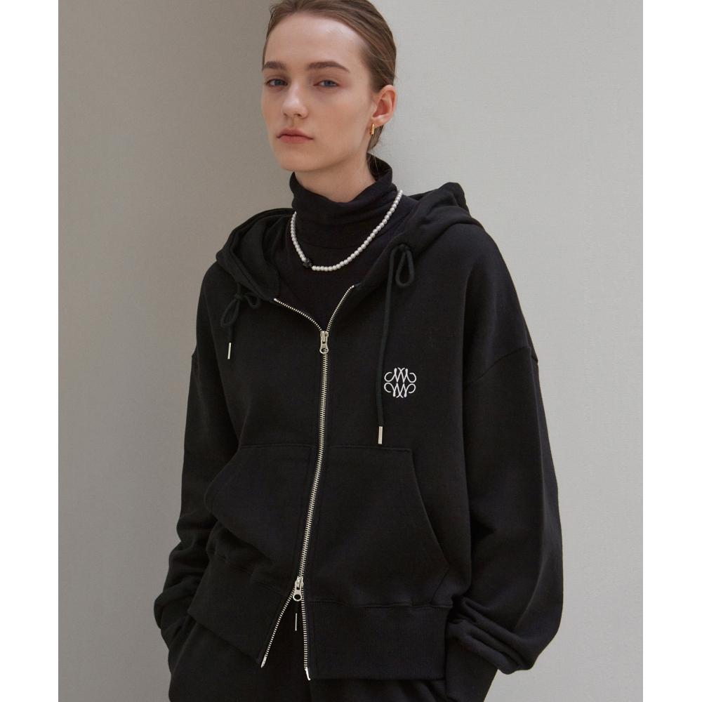 

NICKNICOLE NICOLE SIGNATURE HOOD UP ZIP UPBLACK