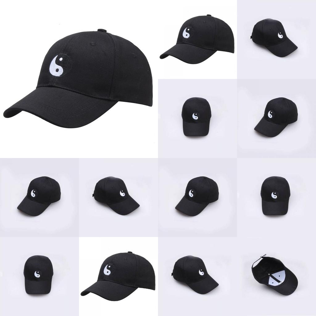 Tai Chi Eight Trigram Embroidered Men Women Baseball Hat With Curved Brim For Yearround