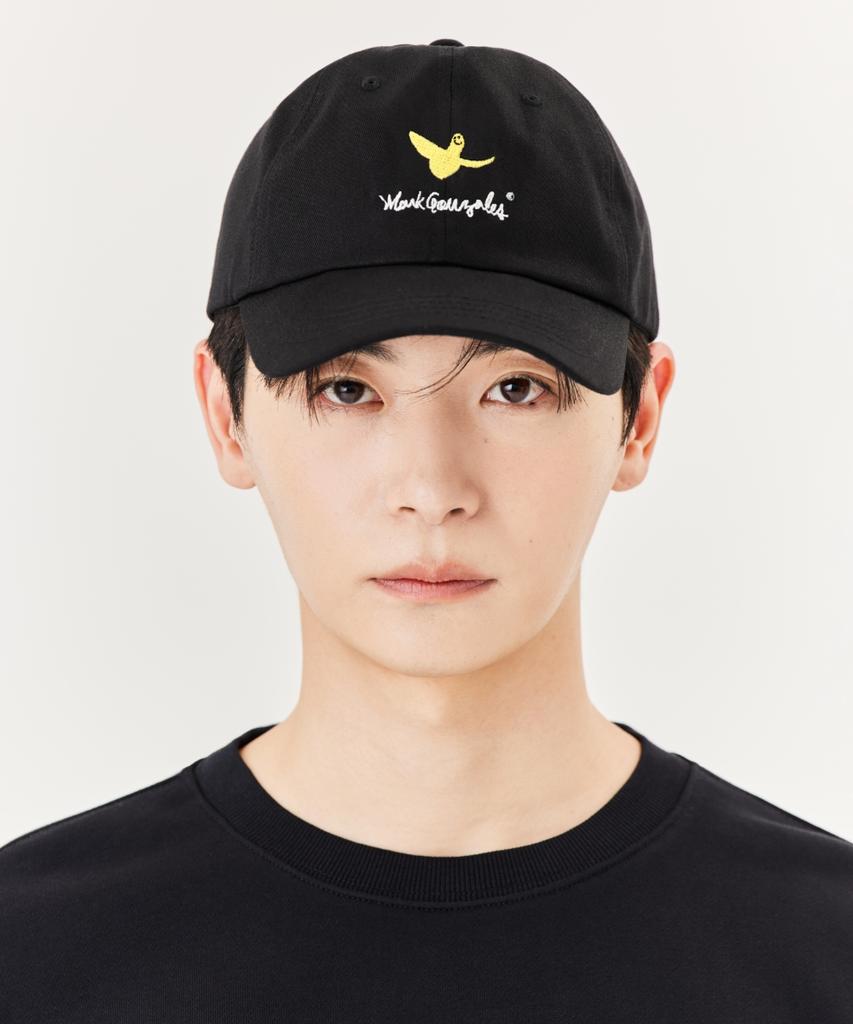 Mark Gonzales Classic Angel Logo Ball Cap - Black