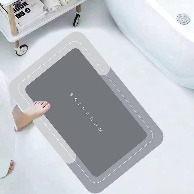 Super Saugfähige Badematte - Niedlicher Panda Cartoon, Rutschfeste Bodenmatte 60x40 Cm