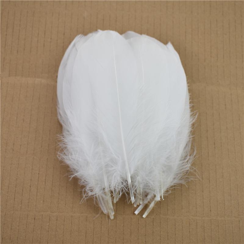 20Pcs Colored Goose Feather 5-7inch/12-18cm  Swan Plumes Handicraft Accessories Wedding Deco Diy Craft Carnival Party Decoration