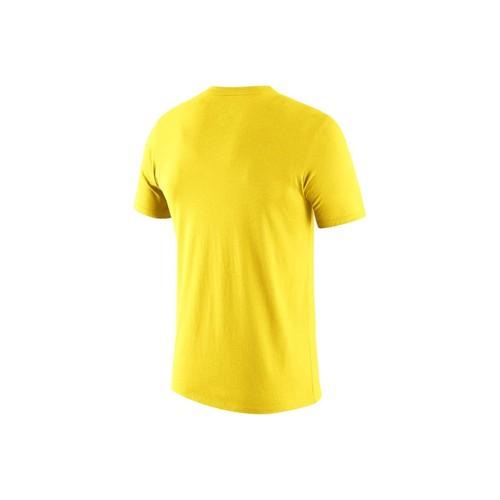 Nike Fashion Sports Crew Neck Short Sleeve T-Shirt for Men In Yellow