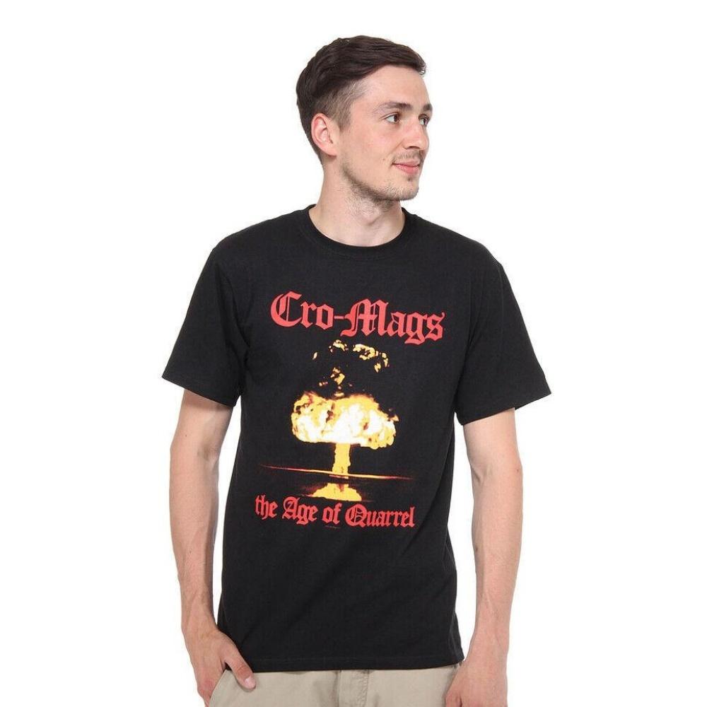 Черная футболка унисекс Cro Mags The Age Of Quarrel S чёрный