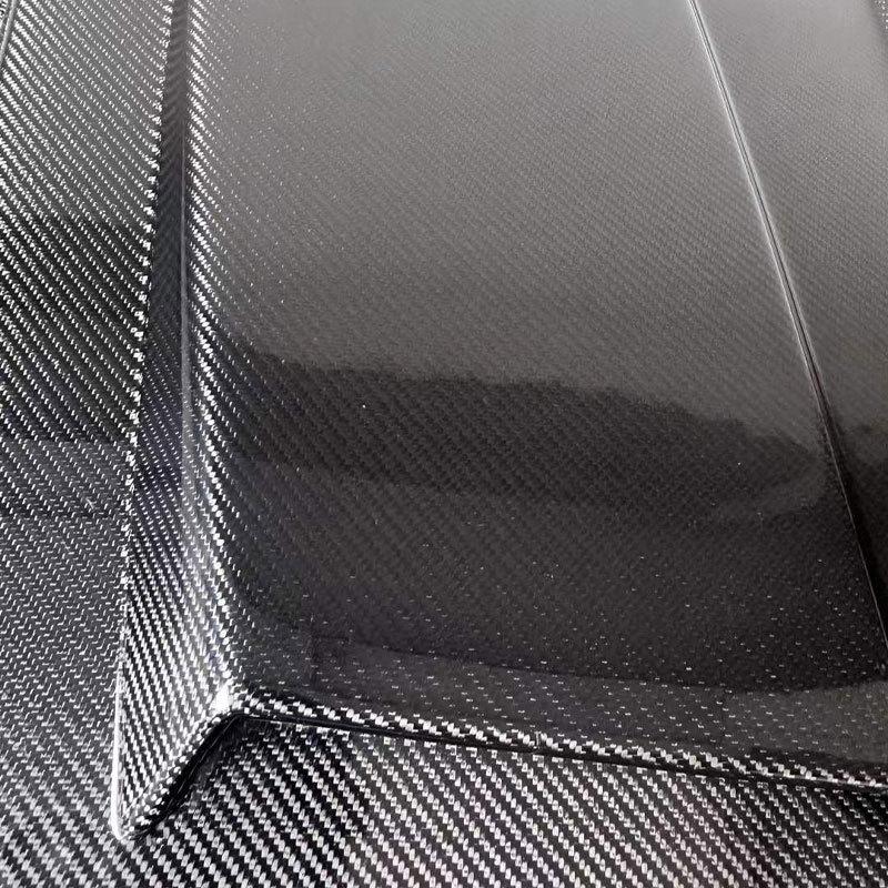Mercedes-Benz G-Class W464 BS Style G63 Carbon Fiber Engine Hood Add-on, 2019-2025.